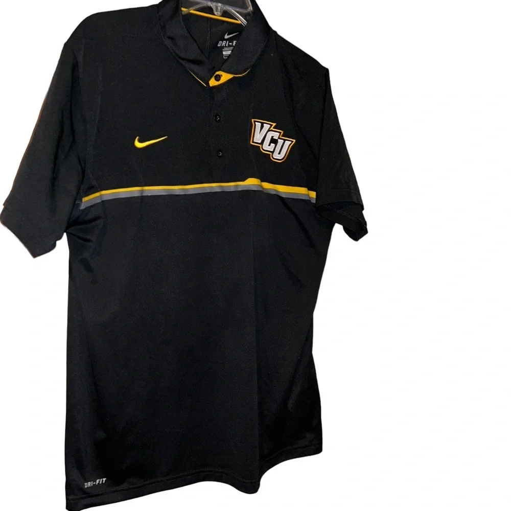Men Nike dri fit vcu rams Virginia commonwealth university size Large L shirt
